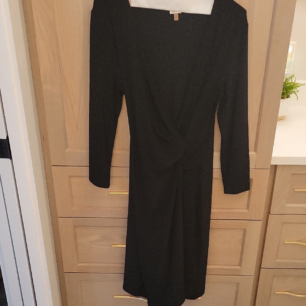 Anne Klein Black Long Sleeve Dress